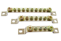 Pure copper 7-bit grounding copper row 7-hole zero row 2 * 15mm machine room distribution box zero row bus row ground row copper row