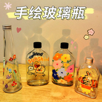 520 gifts for boyfriend and girlfriend star glass bottle origami wish drifting bottle diy childrens hand-painted lucky decoration