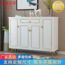  Household door ultra-thin shoe cabinet Large-capacity door-to-door integrated wall storage entrance cabinet Economical balcony locker