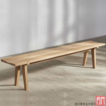 Solid Wood Nordic bench bench bench bench dining room stool tea table stool changing room cloakroom test shoes long bench