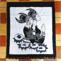 Yunnan Miao handicrafts a few batik paintings ethnic characteristics wall decoration hanging ornaments Guizhou batik paintings