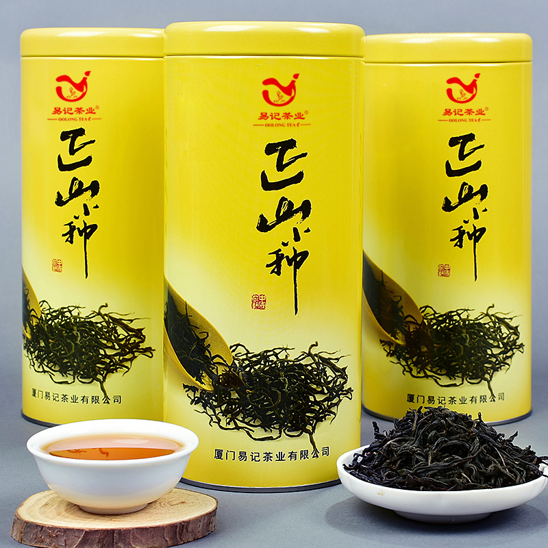 Buy 2 to send 1 new tea, black tea, Zhengshan small tea, 125g tin gift box