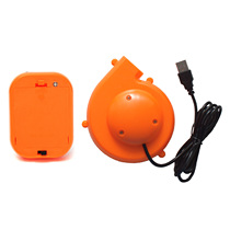 USB Air model inflatable clothing mini blower fan battery box set Dinosaur Barbecue blowing air cooling