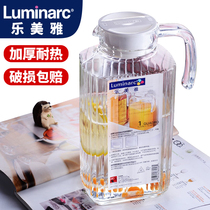 Le Meiya glass cold kettle summer thickened cold kettle duckbill pot high temperature resistant large capacity teapot tie pot home