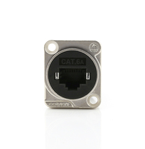 Konoen D Type 6 shielded network socket LC-CAT6A metal housing 86 panel mounted double pass module