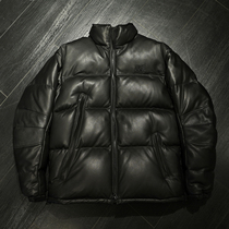 oversize Loose Retro Goat Spin Head Layer Sheepskin Thick Down Jacket Jacket Leather Clothes Plus Size Men