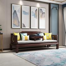 New Chinese style solid wood Luohan bed antique simple noble concubine Luohan bed living room home Modern carved ebony sofa