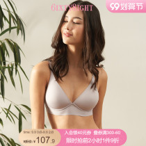 6IXTY8IGHT 68 summer New without steel ring glossy seamless girl underwear bra BR10558