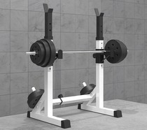 Split squat rack bench press rack barbell rack weightlifting rack Squat bench press rack Household fitness equipment mens and womens barbell rack