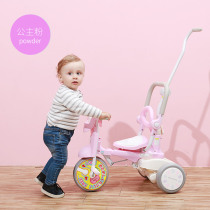 Japan iimo second generation imported childrens foldable free installation tricycle 1-3 years old baby stroller bicycle