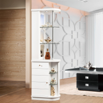 European-style door shoe cabinet Simple small apartment Living room Feng Shui partition Entrance cabinet Wine cabinet One-piece fantasy cabinet Screen 60