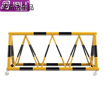Anti-horse roadblock mobile guardrail school road car anti-collision guardrail barrier barrier steel pipe traffic block