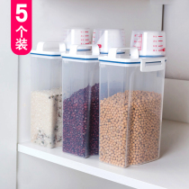 5 Fitted Kitchen Storage Rice Box Installed Rice Pail 2kg Mi Vat Flour Five Grain Cereals Storage Tank Sealed Containing Box