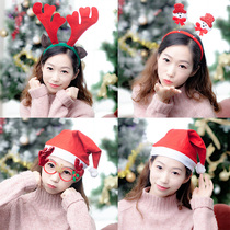 Christmas Hat Children Adults Christmas Decorations Mini Seniors Hats Gifts Small Gift Head Accessories Hoops Wholesale