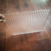 Ultra white Changhong glass-corrugated striped embossing glass-steel door and window partition screen glass manufacturer custom-made