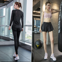 Vito spring autumn yoga clothing womens suit long sleeve professional morning running speed clothes gym sports running suit women