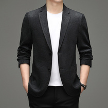  Spring and autumn new small suit mens Korean version slim youth thin wool suit jacket casual single west men
