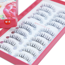 10 pairs of S12 natural simulation curl half air sense novice Net red bride sunflower false eyelash W-7 ten pairs