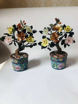 景泰蓝玉石牡丹花盆景摆件-景泰蓝玉石牡丹花盆景摆件促销价格、景泰蓝