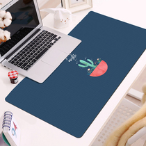  Cartoon simple small fresh girls mouse pad oversized thickened non-slip lock edge mouse pad Computer desk pad Keyboard pad
