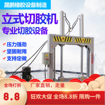 2021 vertical hydraulic glue cutting machine natural glue cutting machine gantry film Knife machine waste plastic guillotine machine