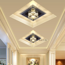 Aisle light Corridor light Simple modern entrance into the home crystal creative embedded channel downlight led modeling light