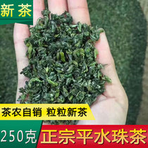 2021 Pingshui pearl tea resistant strong green tea round tea spring tea Shaoxing round tea farmers direct 250g canned