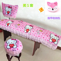 Guzheng cover dust cover new high-end 163 general high-end 135 cartoon guzheng cover cloth non-slip stool pad