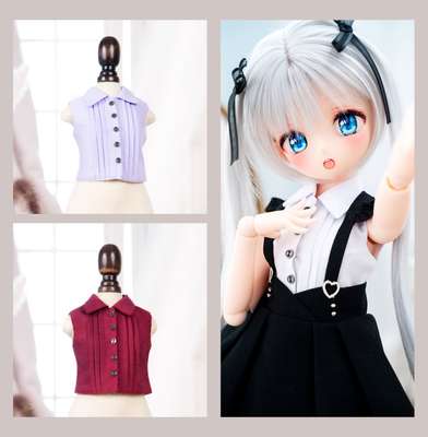 taobao agent Dollbot MJD 4 -point sleeveless shirt pre -sale exclusive agent free international postage rings juice