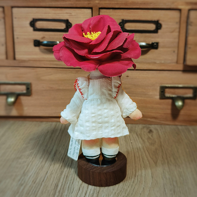 taobao agent LEEDOLL White Night Flower Walm Doll Art Deriner Switching Clothing Arts Polls Soft Sculpture Birthday Gift