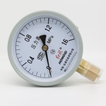 China red flag radial pressure gauge Y100 barometer water pressure gauge Vacuum gauge Complete range of instruments and instruments