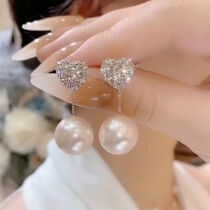 Outlets clearance pick-up special 18K gold micro-inlaid love pearl earrings earrings earrings earrings earrings womens accessories
