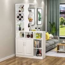 Living room porch cabinet European wine cabinet simple modern partition hall cabinet small family bar decoration hall cabinet