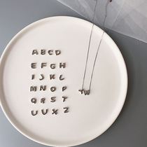New Custom Letter necklace female niche design Korean students simple Net red ins girlfriends gift choker