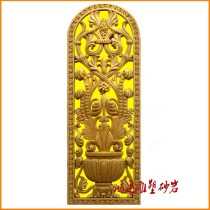  Sandstone relief sculpture European-style curved iron flower hollow relief background wall hotel villa home decoration decoration materials