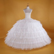 Wedding dress with super large six steel ring in the Summer Shirt Style Studio Show adjustable for long-term super-puff violence