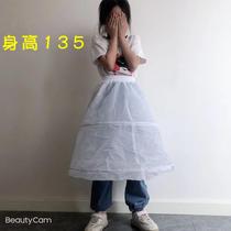 Childrens long cosplay student lolita cool deformed scalable steel bone skirt short skirt support