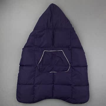 【图】日本 婴儿宝宝 披风斗篷盖毯 羽绒加厚 防水 背带推车搭配使用_