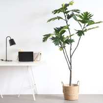 INS Wind Nordic simulation bread tree fake tree green plant potted home living room shopping mall decoration landing plant bonsai