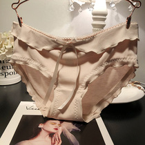 Small Skirt Hem ~ Cotton Briefs Sexy Buns Hip Comfort Soft Pure Cotton Stalls Big Butterfly Cute Triangle Pants Students