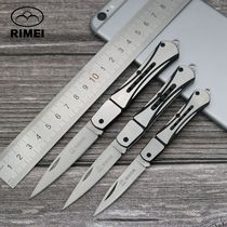 Japan and the United States stainless steel fruit knife tool knife Outdoor travel multi-purpose folding self-defense knife Paring knife Melon knife