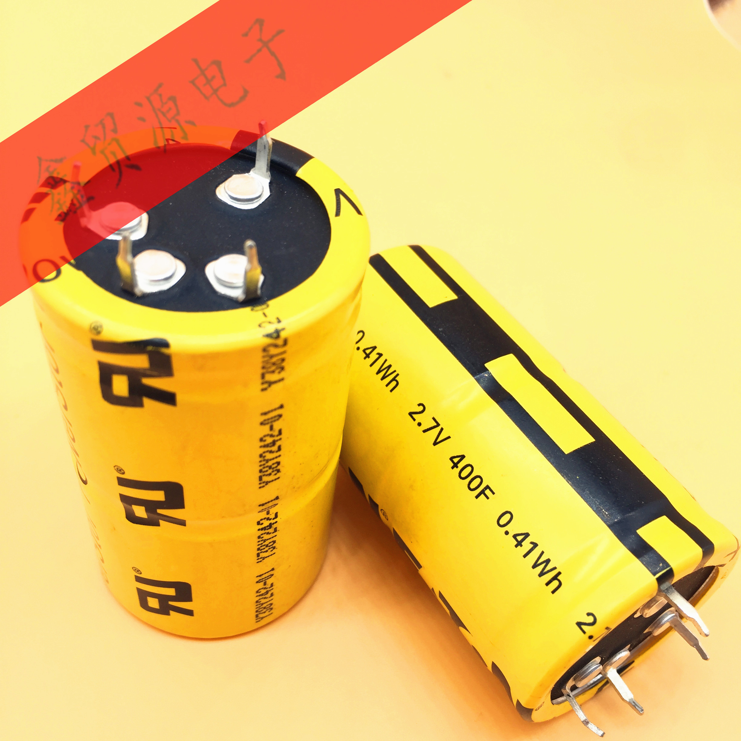 [6.40] 2.7V400F original PowerStor super farad capacitor XV 400f2.7v 4