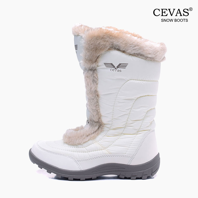 New Sherry Thermal Insulation Cotton Outdoor Waterproof, Lightweight and Warm Snow Boots for Export to UK Winter, Finland Snow Boots