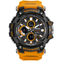 Outdoor military watch Camouflage fashion sports waterproof double display mens watch Multi-function electronic outdoor watch couple