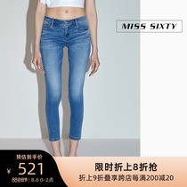 Miss Sixty summer jeans womens hip tight slim light low waist small feet pants