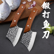 Forged and multifunction kill fish knife Professional butchery open back Caesarean Knife Crucian Fish Knife Lady Small Kitchen Knife Outdoor Small Decapitated Knife
