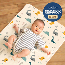 Diaphragm for Baby Baby Baby big waterproof oversized mat breathable washable cotton gauze overnight mat sheet summer
