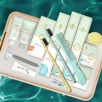 Hotel supplies disposable toothbrush hotel disposable toiletries set disposable dental slippers customization
