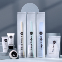 Hotel Homestay Disposable Toilets Full Set Hotel Tourist Household Disposable Toothbrush Dental Slipper Set