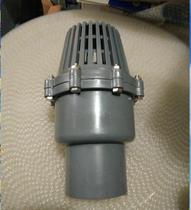 UPVC bottom valve plastic PVC bottom valve water pump bottom valve check valve flower blue head 75 90 110 140 160 200